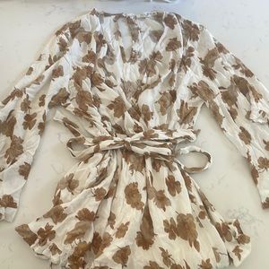 12th Tribe Floral Romper